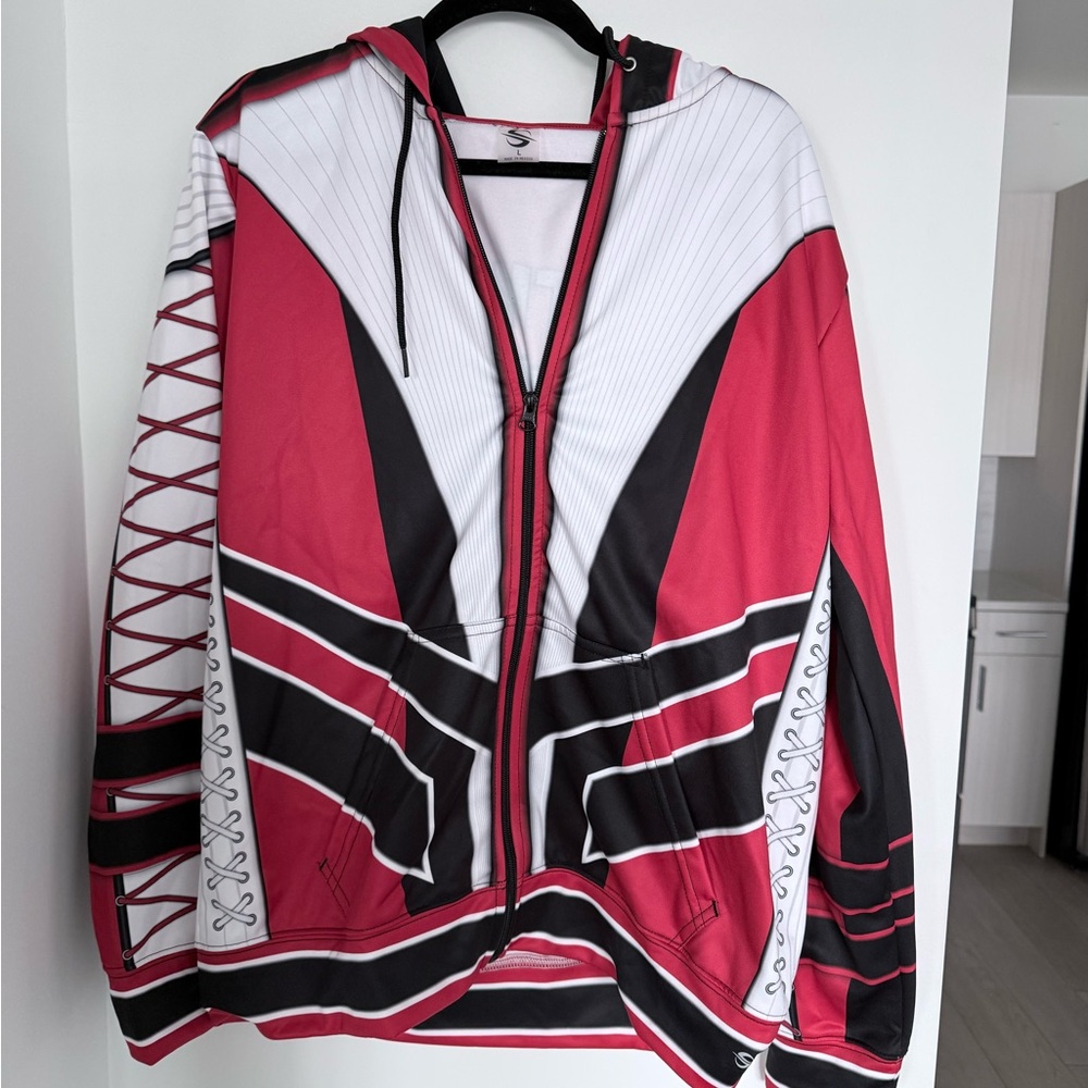 WWE Red and Black Hoodie